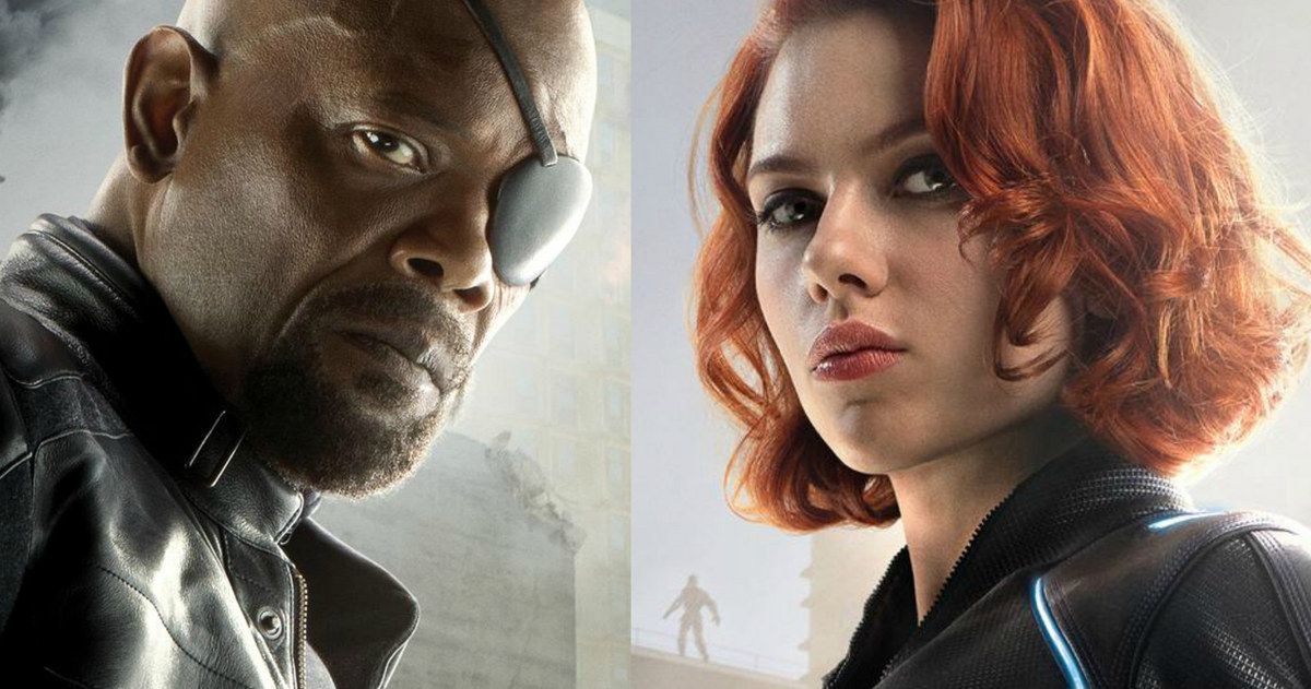 Avengers: Age of Ultron Black Widow &amp; Nick Fury Posters