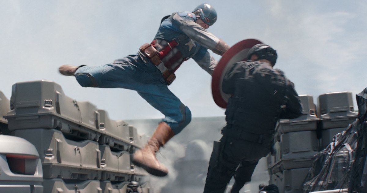 Cap and Falcon Go Into Battle in New Captain America: The Winter Soldier Clip