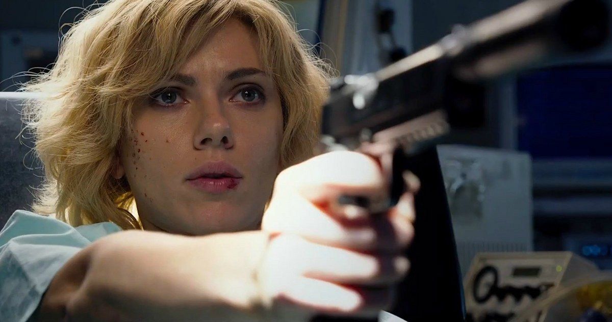 Scarlett Johansson Hijacks a Cop Car in Second Lucy Clip