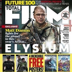 Elysium Total Film Magazine Cover with Matt Damon