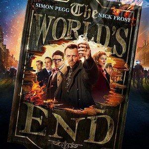 Two The World's End Posters with Simon Pegg and Nick Frost
