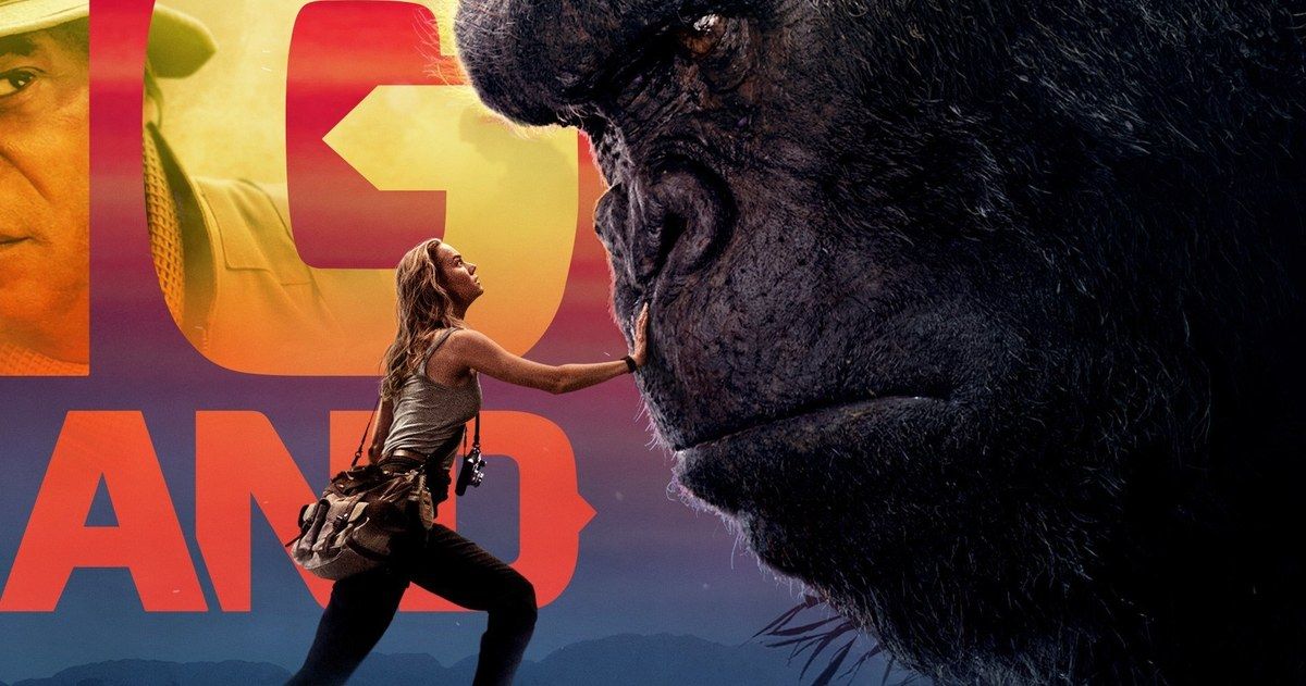 King Kong Makes a Friend in Skull Island Interactive Poster