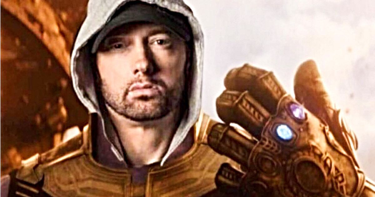 Eminem Snaps MGK Out of Existence in Infinity War Inspired Diss Meme