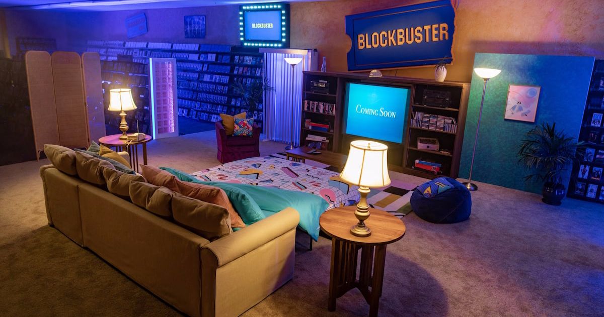 The Last Blockbuster Becomes an AirBnB for Summer Sleepover Event