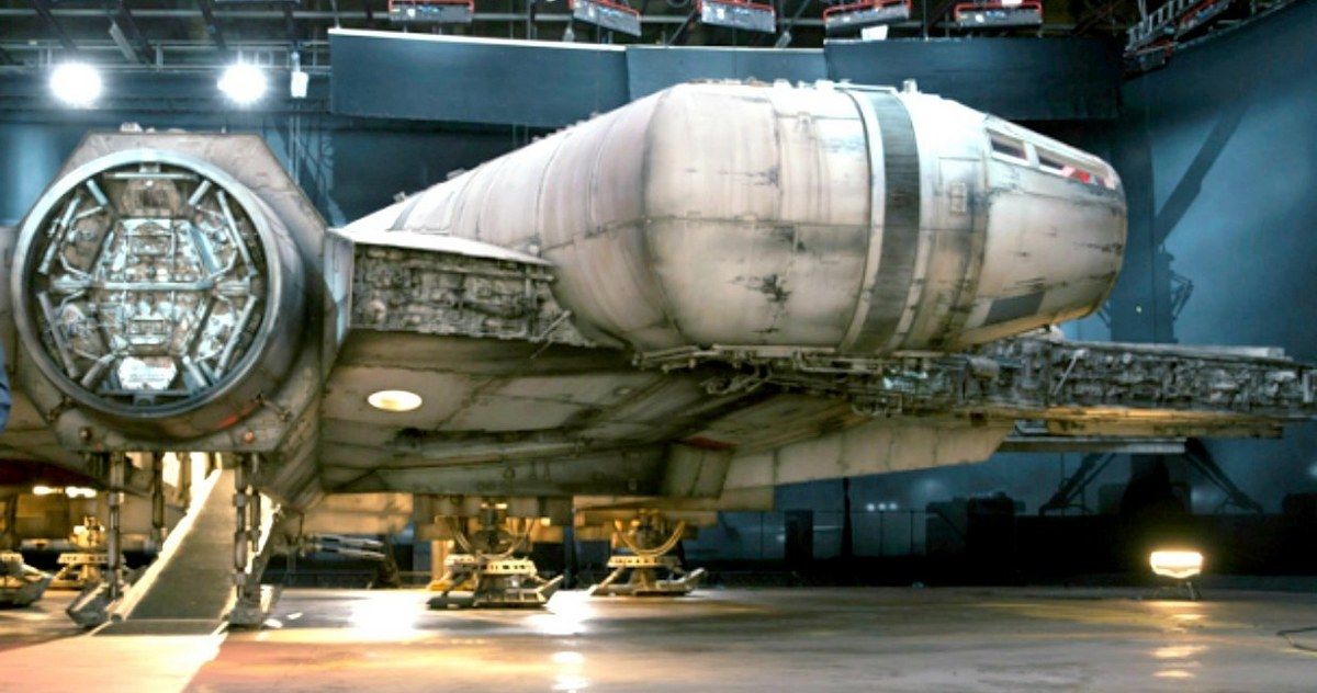 Star Wars 7: Close-Up Look at the Millennium Falcon