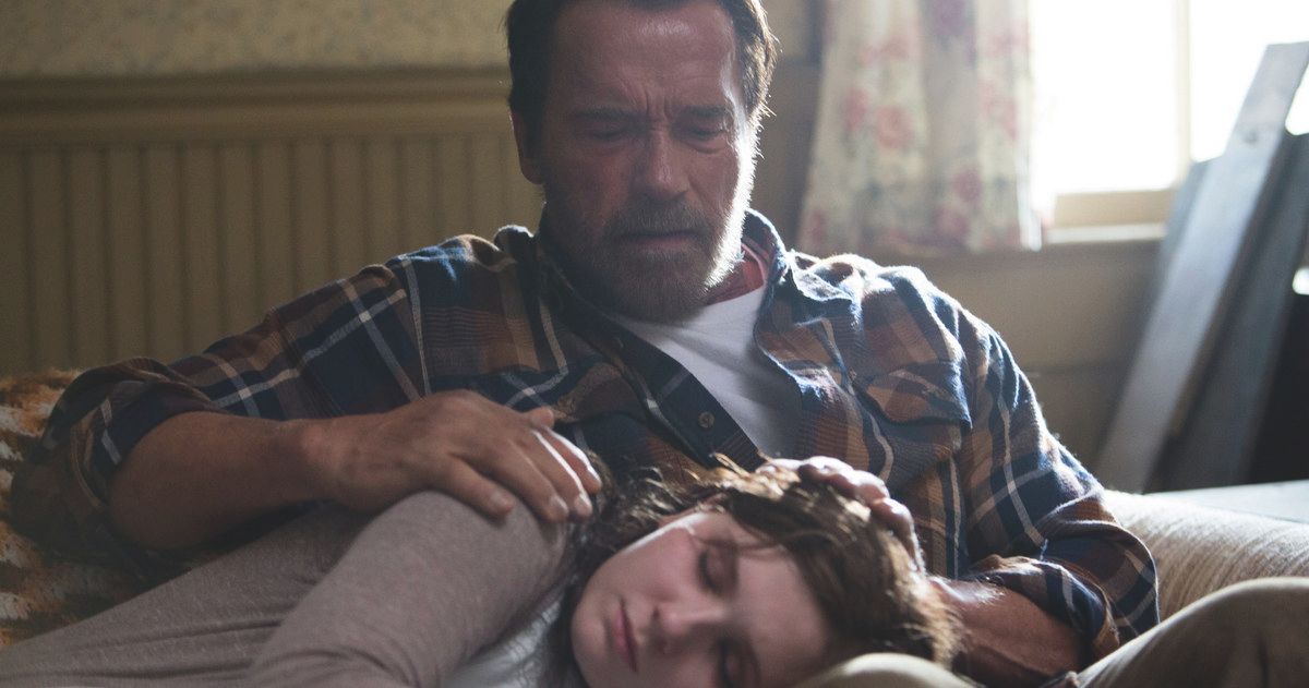 First Maggie Photos: Schwarzenegger Comforts His Zombie Daughter