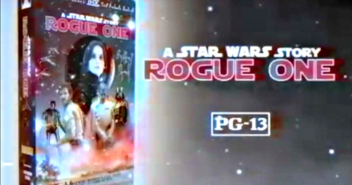 Rogue One Gets a Retro VHS Commercial and It's Perfect
