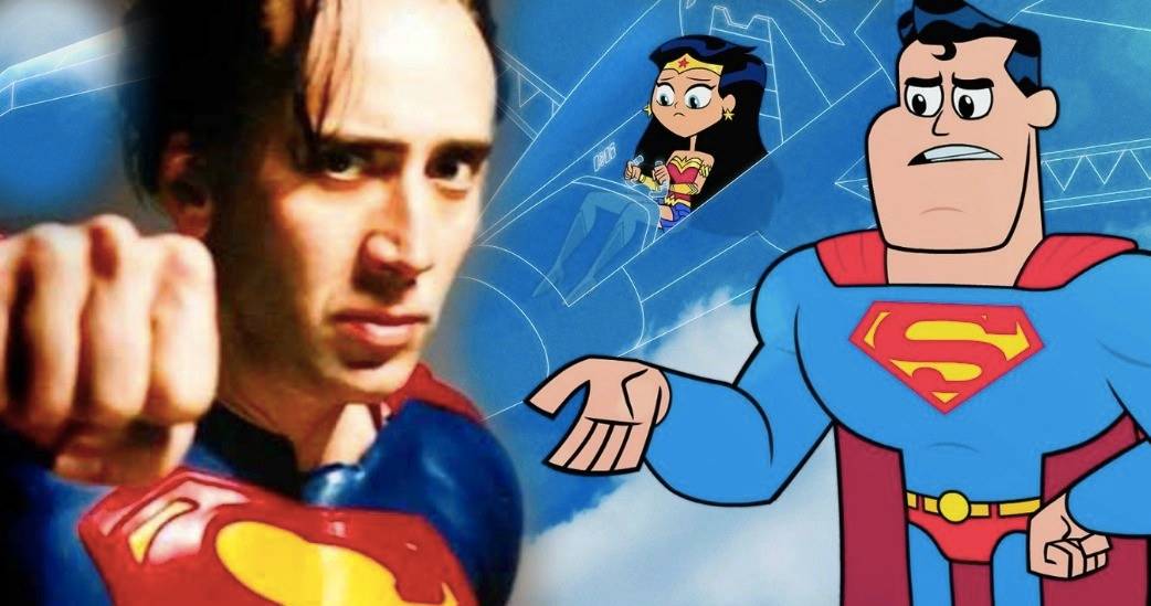 Также герой. Николас Кейдж Супермен 1997. Николас Кейдж Супергерой. LEGO Superman Nicolas Cage. Nicolas Cage teenager.