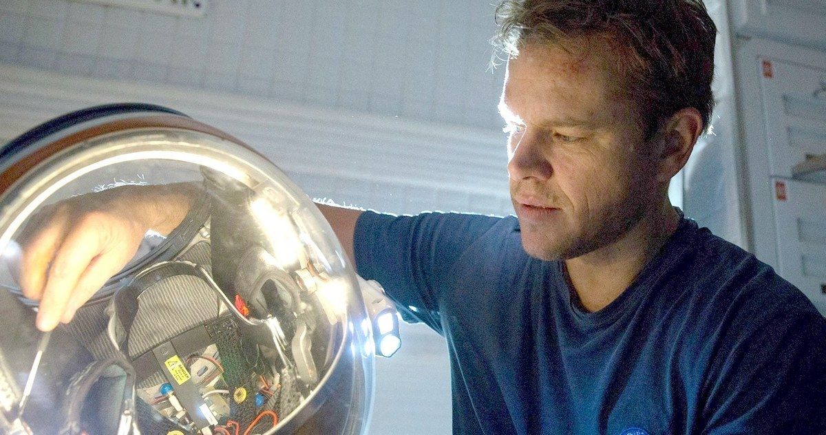 The Martian TV Trailer Launches Matt Damon Into Space
