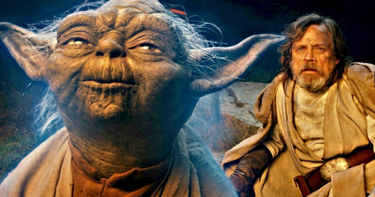 Watch Yoda Almost Bring Mark Hamill to Tears on Last Jedi Set
