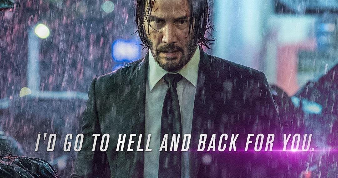 John Wick 3 Valentine's Day Cards Promise Hot Action and a Little Romance