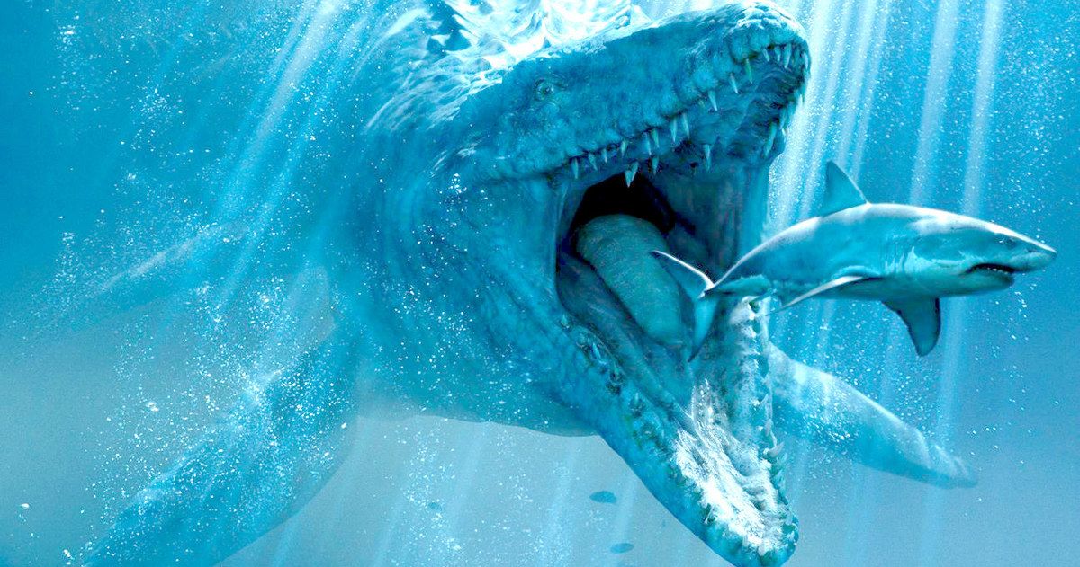 Jurassic World Poster: Dinosaur Vs. Jaws!