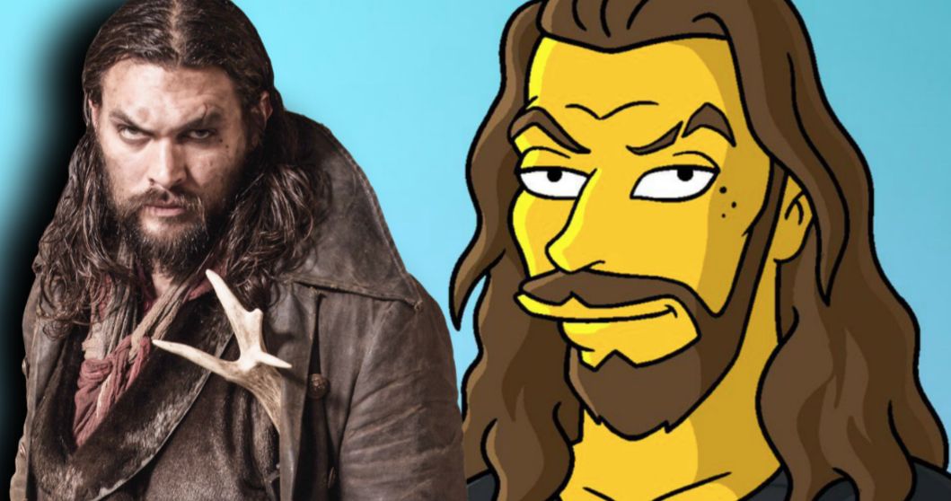 The Simpsons First Look at Jason Momoa as Himself