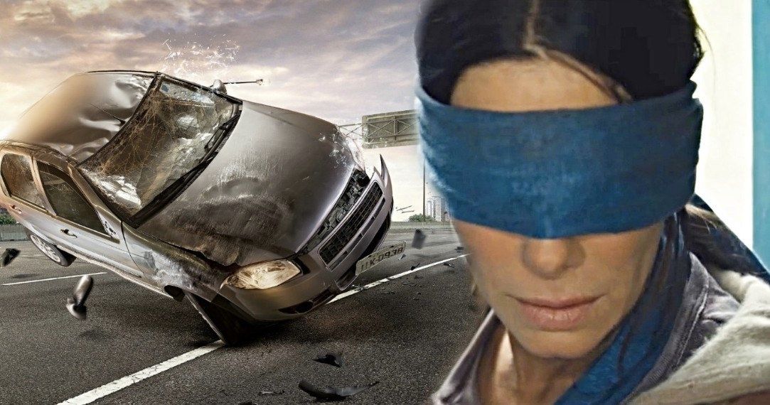 Bird Box Challenge Results in Blindfolded Car Crash, Cops Issue Warning