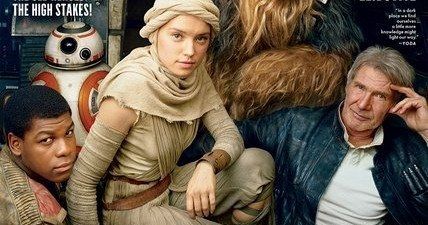 Star Wars: The Force Awakens Vanity Fair Cover: Han Solo, Chewie &amp; More