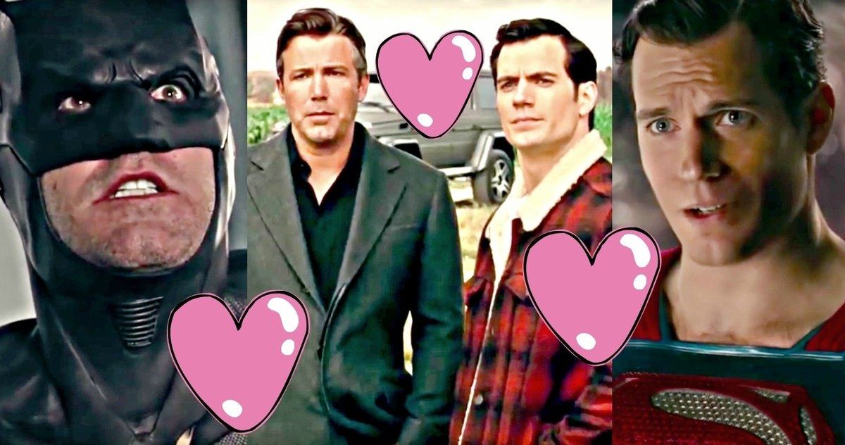 Batman And Superman Share A Valentines Day Bromance In Justice League Promo