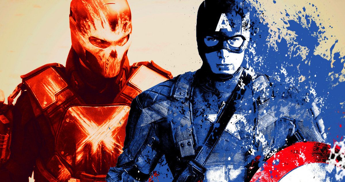 Captain America Fights Crossbones in Civil War Photos