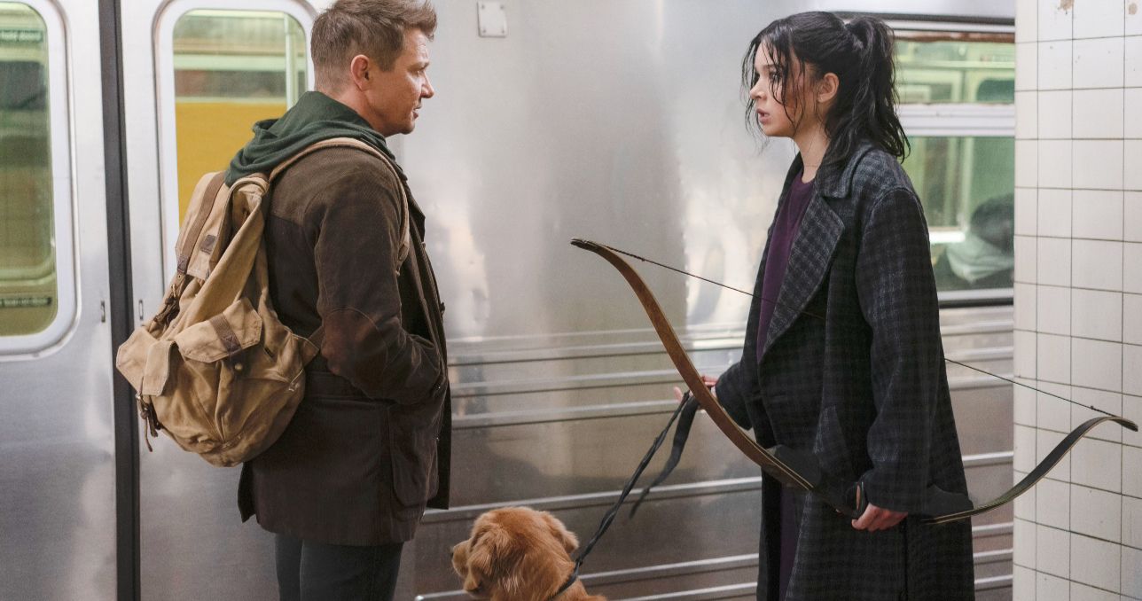 Hawkeye Poster and New Images Include a First Look at Lucky the Pizza Dog