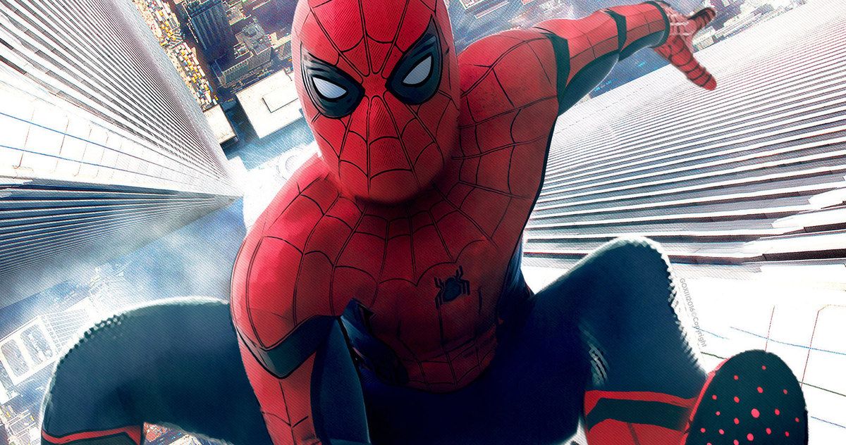 First Look at Spider-Man Costume on Homecoming Set