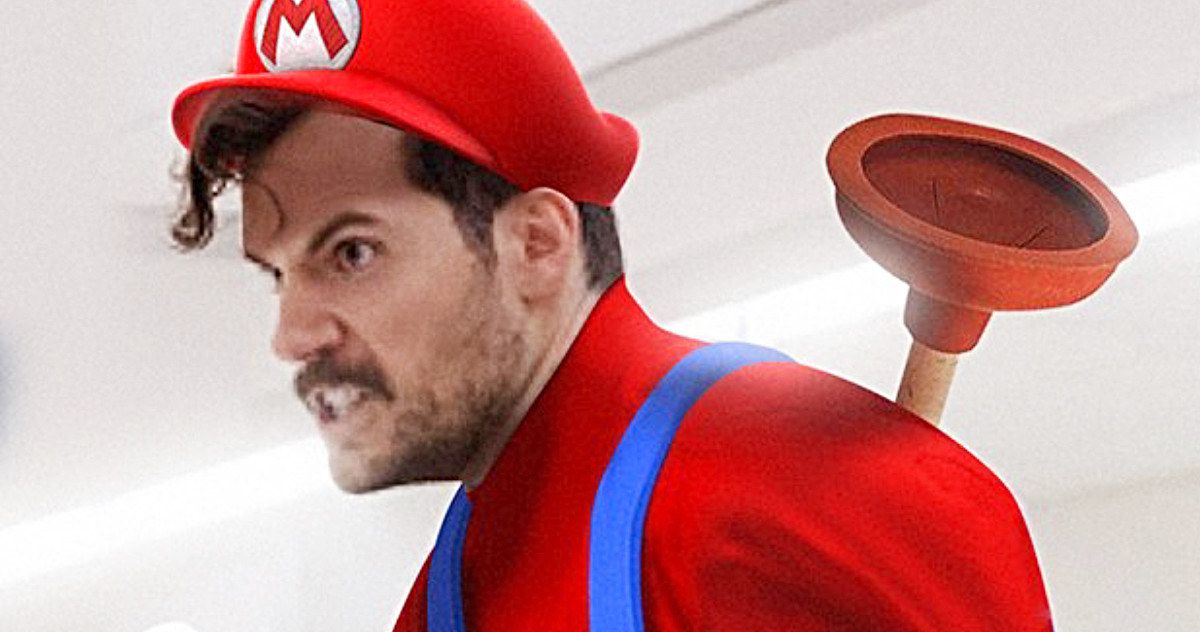BossLogic Turns Henry Cavill Into Mario for Super Smash Bros. Movie