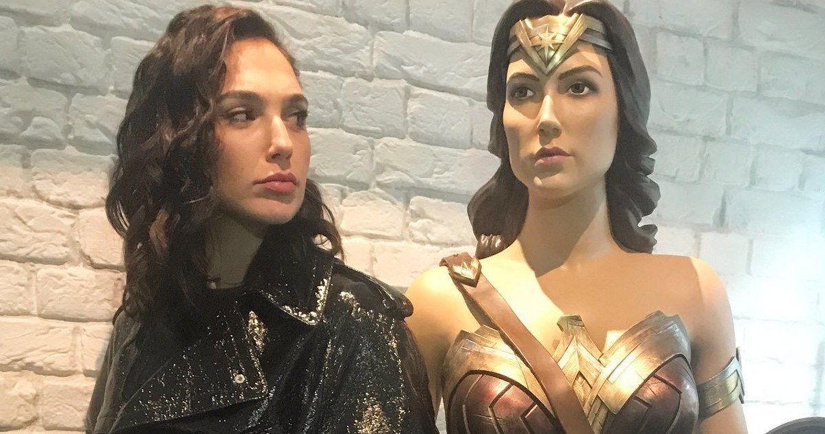 Gal Gadot Throws Shade at Wonder Woman Statue and It's Hilarious