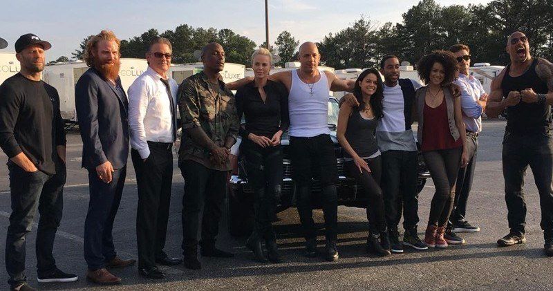 Fast and Furious 8 Photo Unites Heroes &amp; Villains On Set