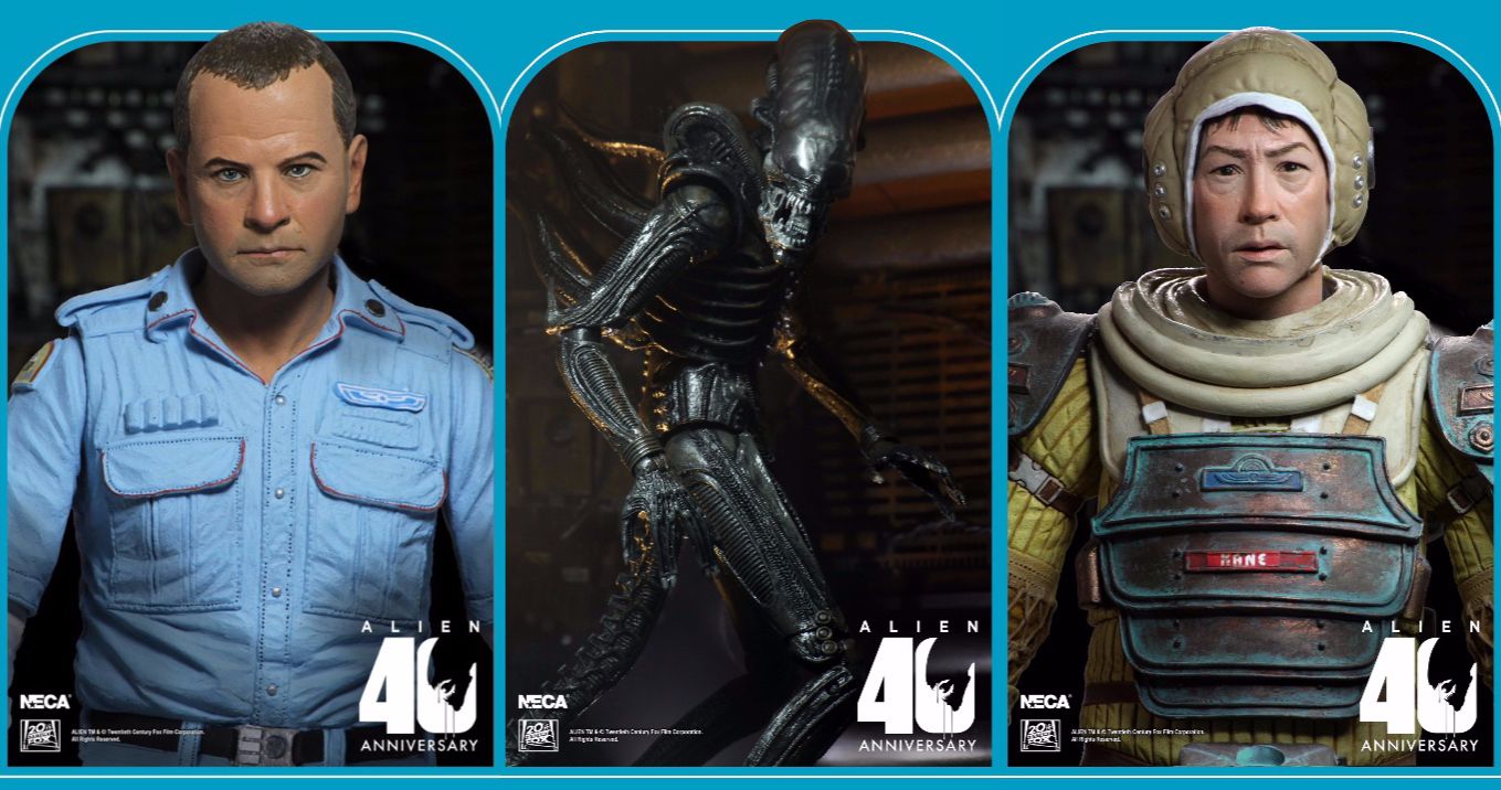NECA's Alien Collection Reveals Kane and Ash Figures for 40th Anniversary