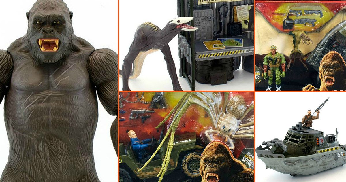 King Kong, Skullcrawlers &amp; More Skull Island Monster Toys Unveiled