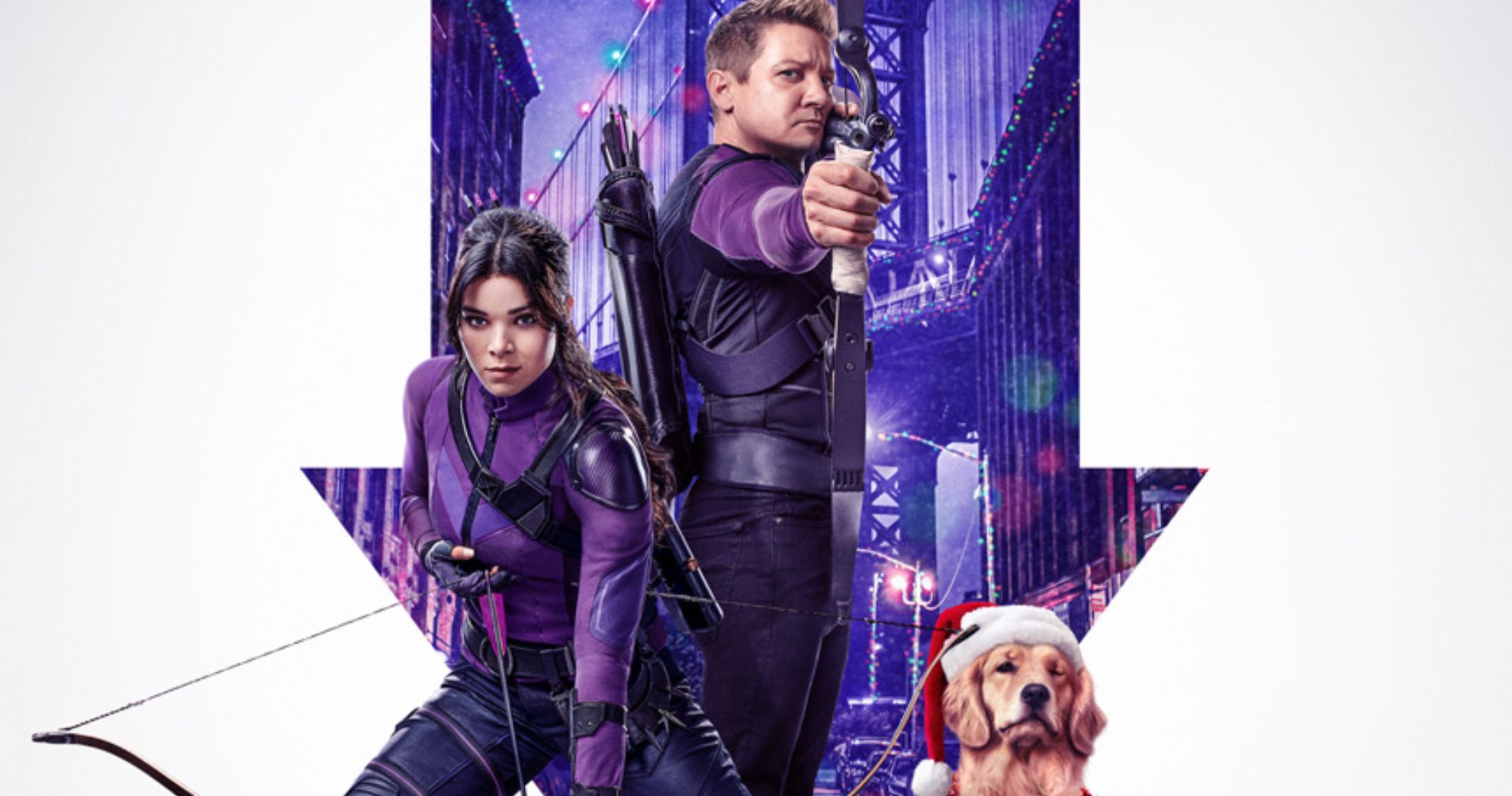 Hawkeye Payoff Poster Unites Clint Barton, Kate Bishop &amp; Lucky the Pizza Dog