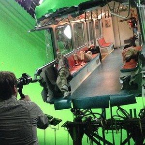 Godzilla Set Photo Reveals a Destroyed Subway Car