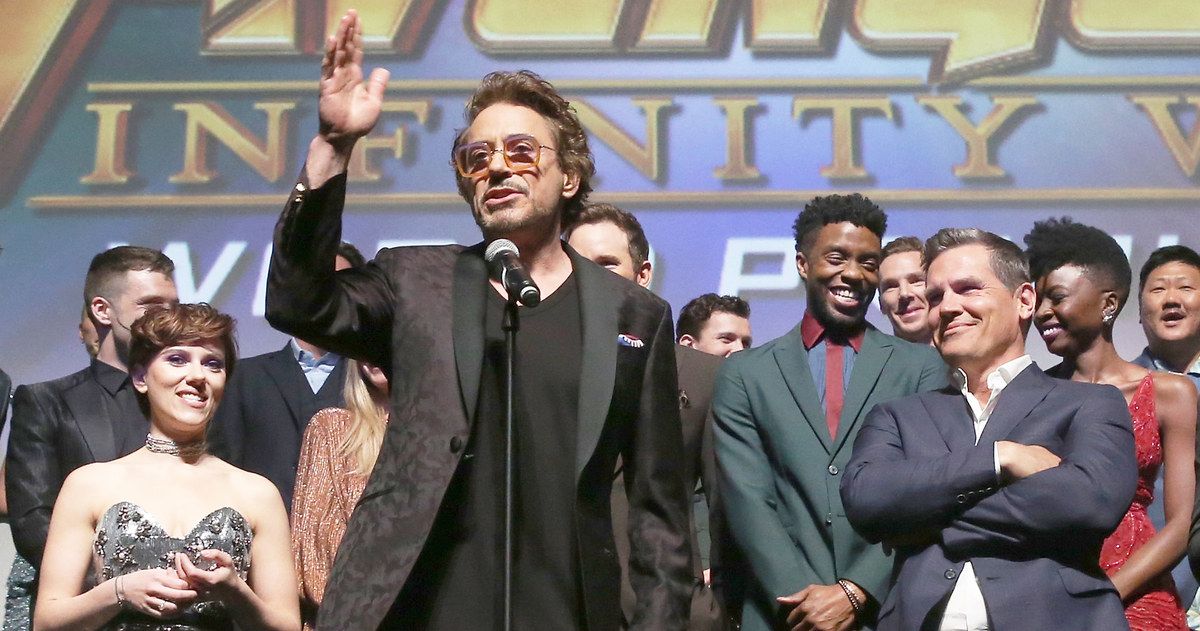 Robert Downey Jr.'s Heartfelt Infinity War Premiere Speech Was Perfect
