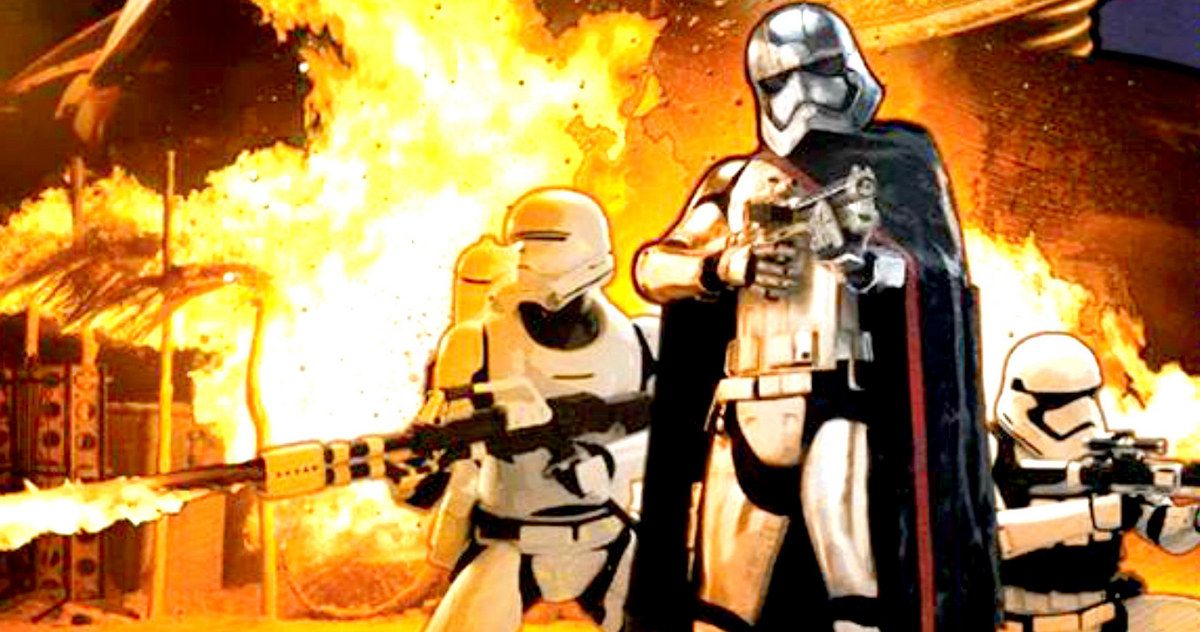 Star Wars 7 Flametrooper &amp; Snowtrooper Revealed at Celebration Exhibit