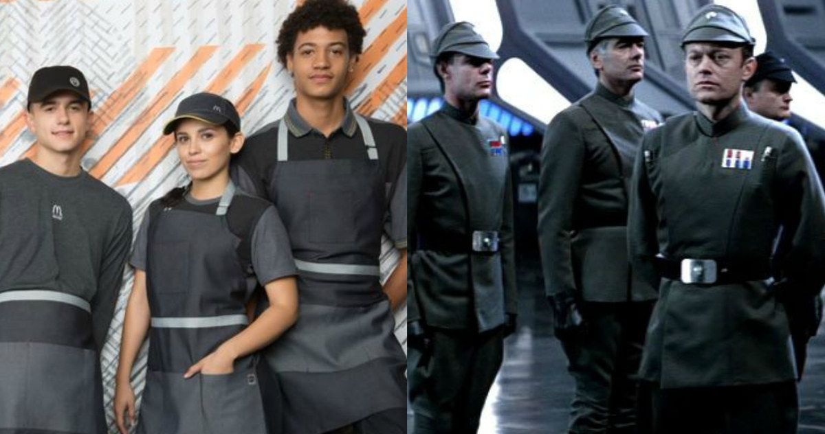 New McDonald's Uniforms Make Staff Look Like Star Wars Villains