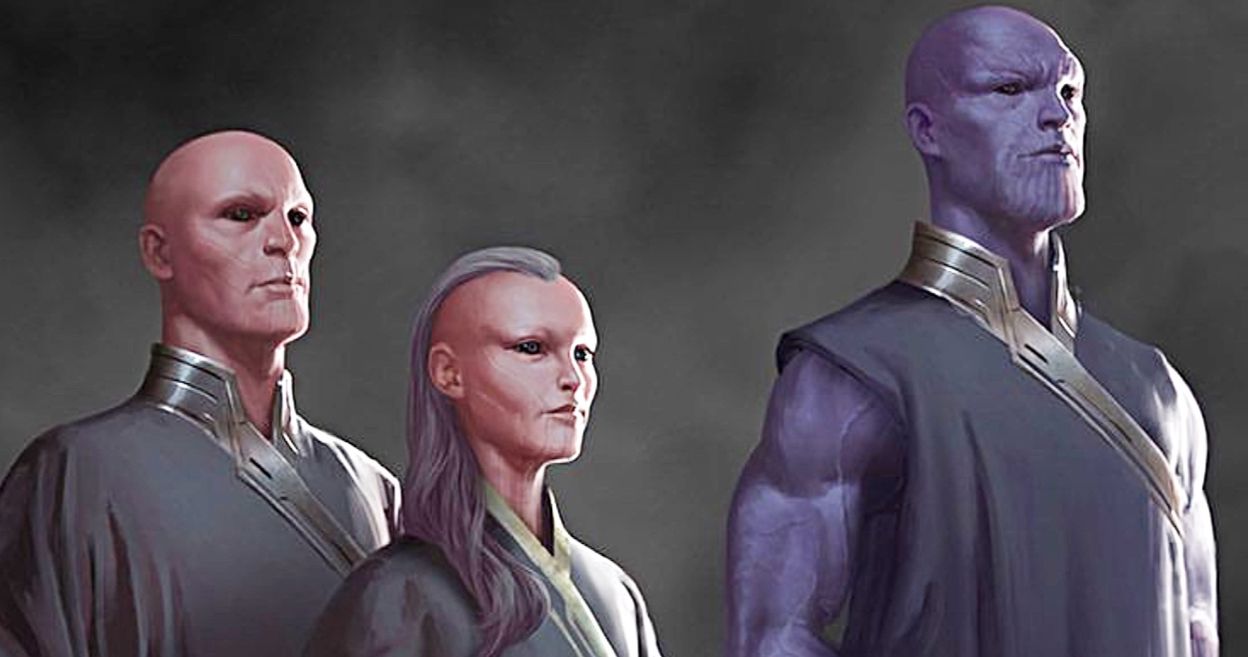 Young Thanos and The Eternals Revealed in Unused Avengers: Endgame Concept Art