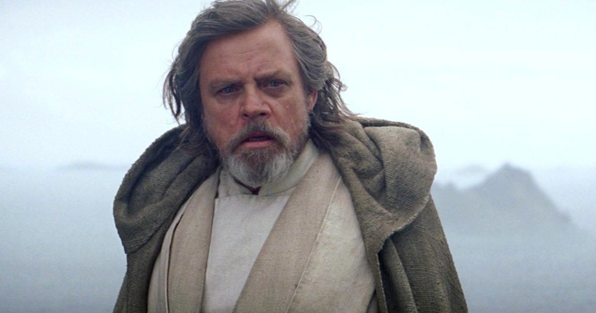 Mark Hamill as Luke Skywalker in Star Wars 8 The Last Jedi