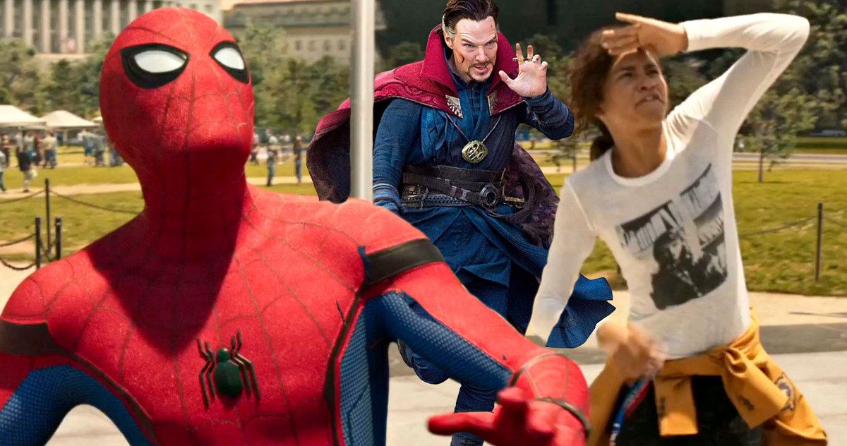 Infinity War Set Photos Unite Doctor Strange &amp; Spider-Man
