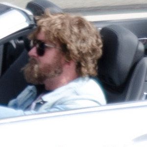 Zach Galifianakis Crashes a Car on the Set of The Hangover Part III!