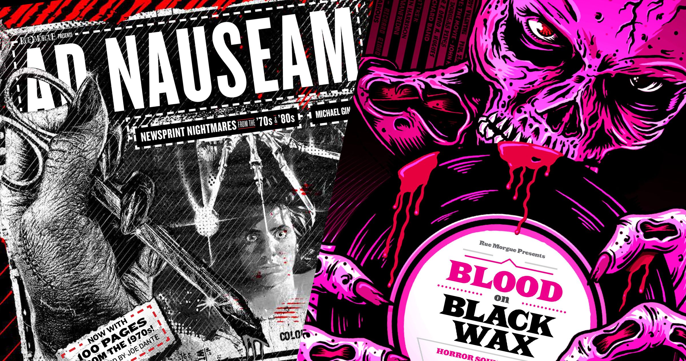 Hey Horror Fans, Ad Nauseam and Blood on Black Wax Are Getting Expanded Reprint Editions