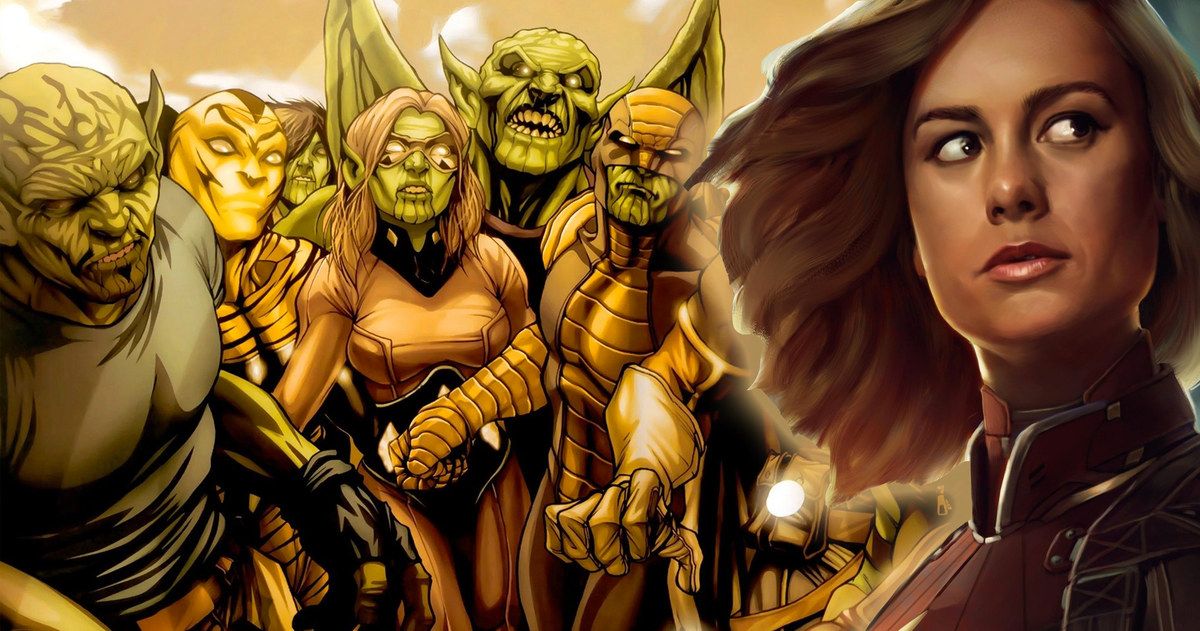 Captain Marvel Villains Are Skrulls, Story Set in 90s