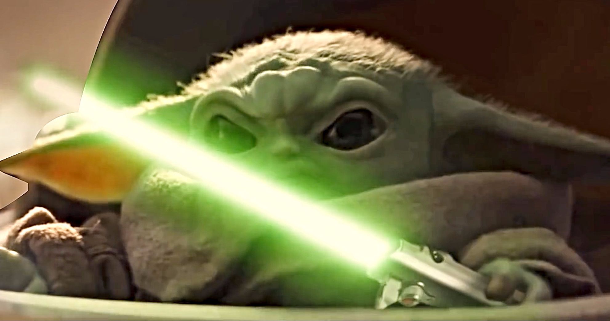 Lightsaber-Wielding Baby Yoda Joins the Avengers in Avengers: Endgame Mashup Video