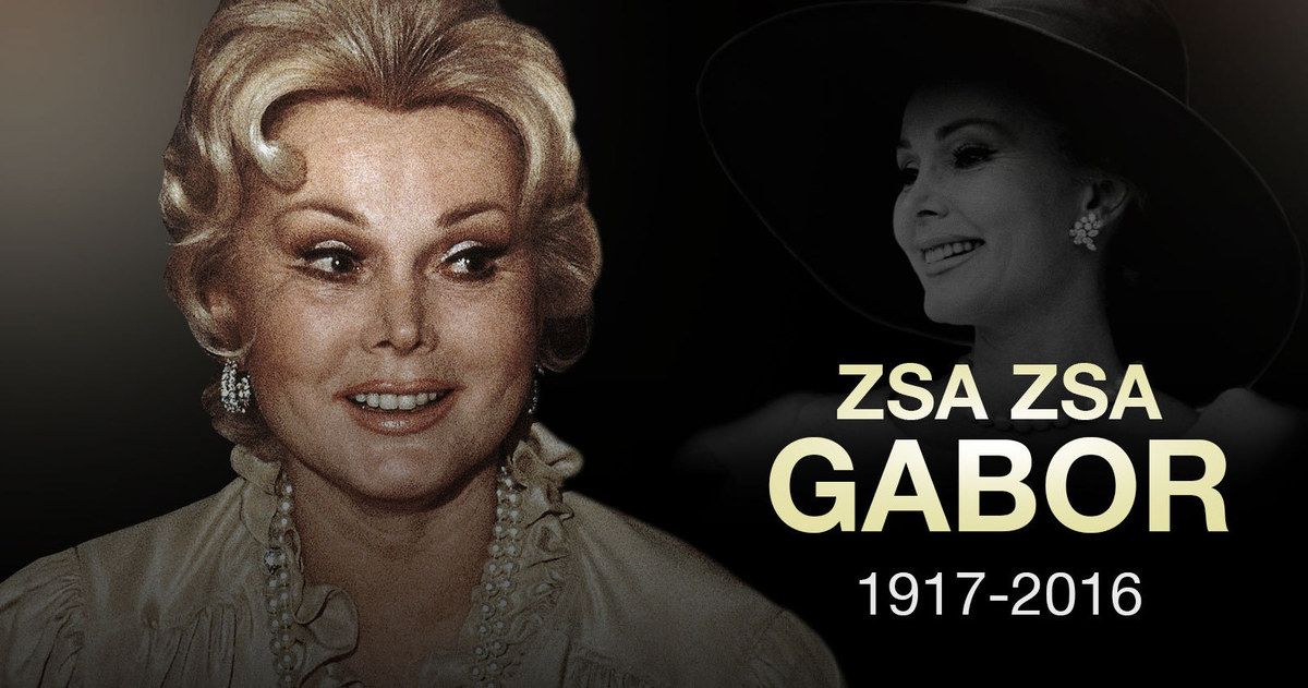Zsa Zsa Gabor Passes Away at 99