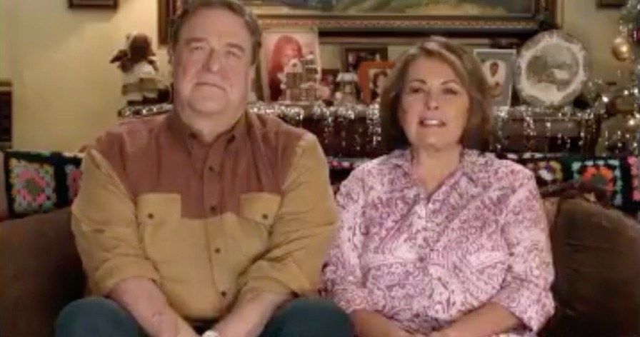 Roseanne and John Goodman Wish Everyone a Merry Christmas