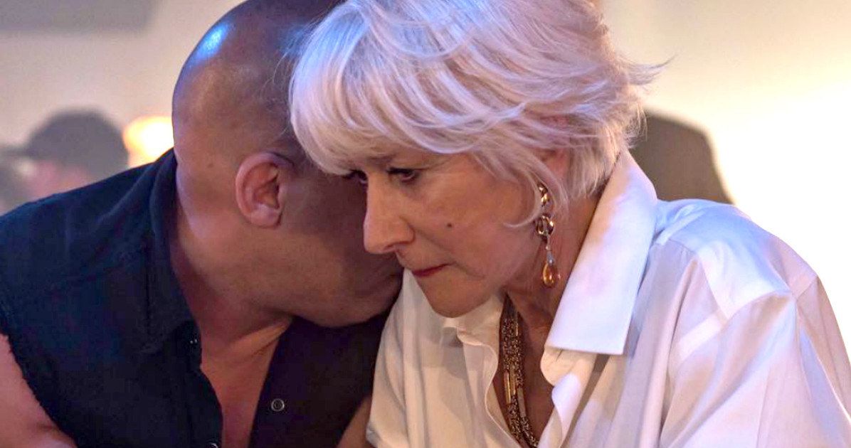 Helen Mirren arrives in a new set photo from Fast & Furious 8