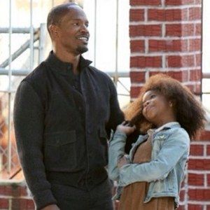 First Look at Quvenzhane Wallis and Jamie Fox on the Set of Annie