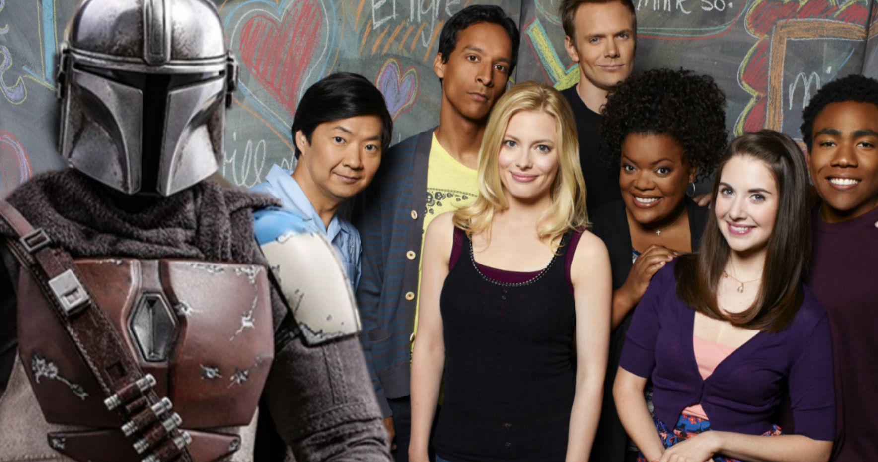 Community Cast Reunion Is Happening This Monday and They're Bringing The Mandalorian