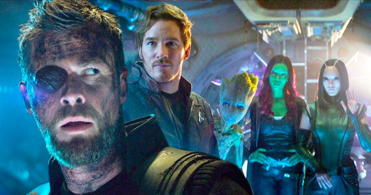 Thor Meets the Guardians in Leaked Infinity War Video