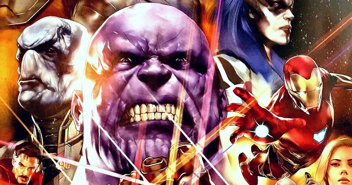 Thanos' Black Order Rises in New Infinity War Art