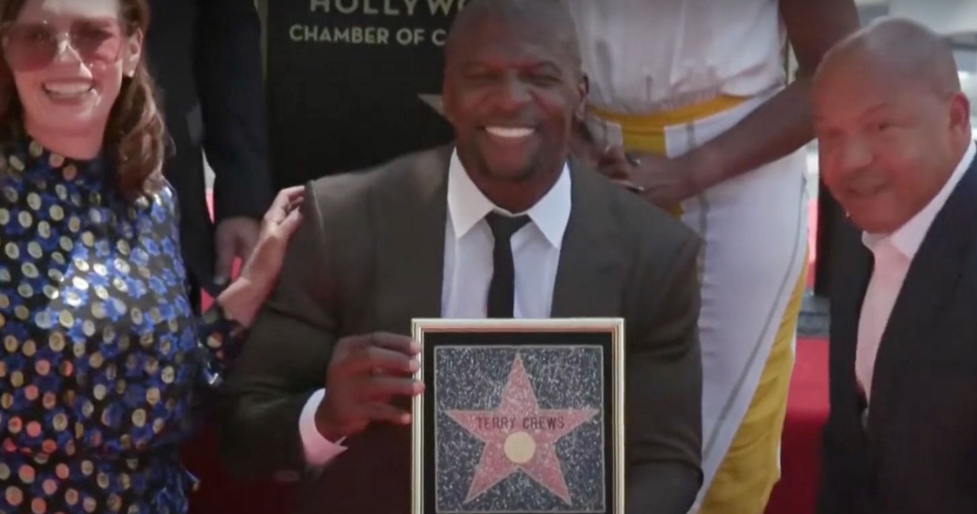 Watch as Terry Crews Gets Emotional Accepting His Star on the Hollywood Walk of Fame