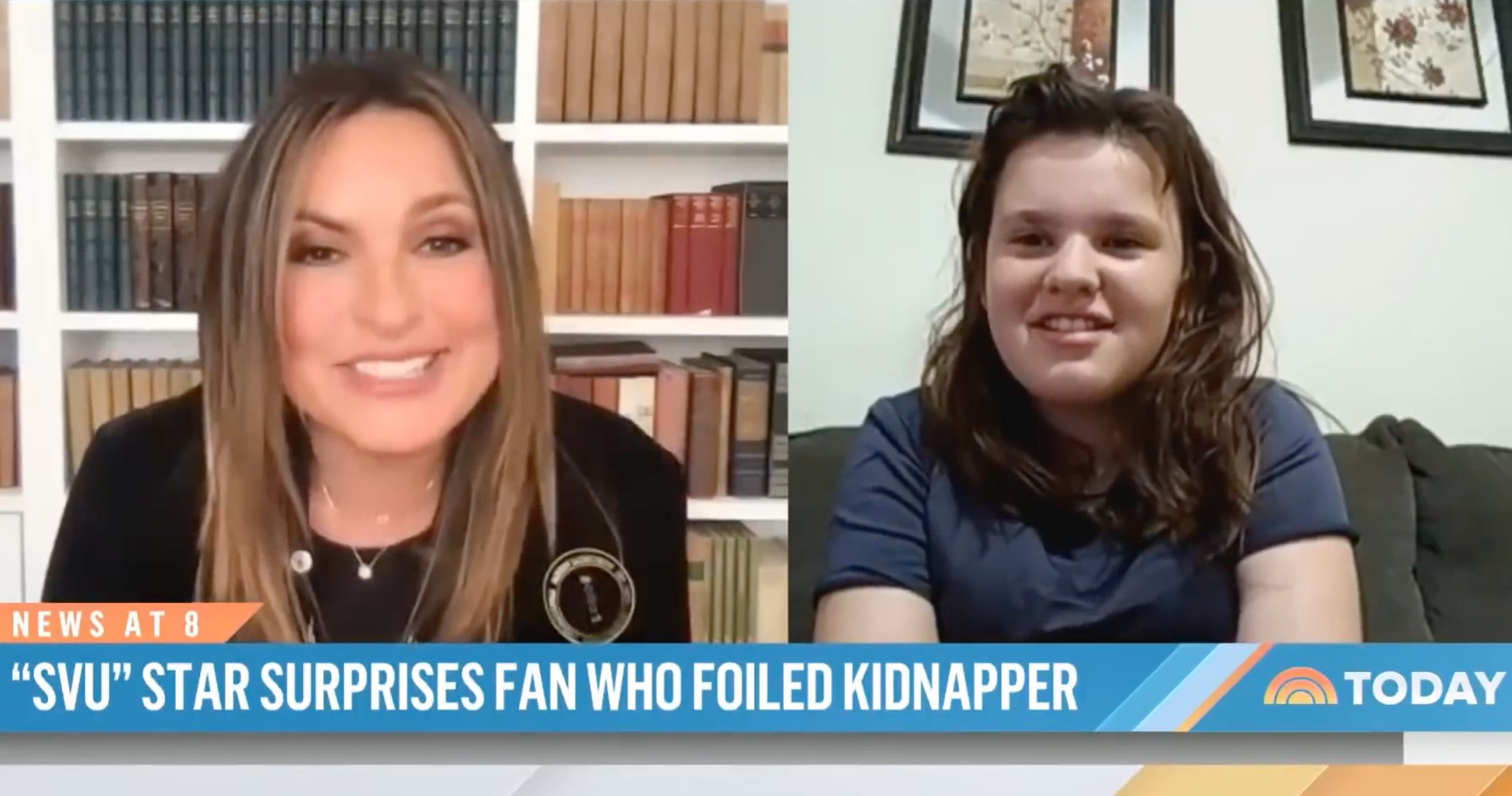 Mariska Hargitay Surprises 11-Year-Old SVU Fan Who Fought Off Attempted Kidnapper