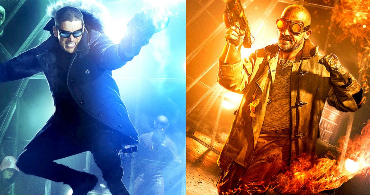 The Flash Captain Cold &amp; Heat Wave Fight Club Posters